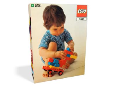 518-8 LEGO Duplo Bricks and Half Bricks And Trolley thumbnail image
