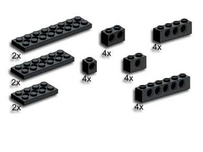 5228 LEGO Black Technic Beams and Plates with Holes thumbnail image
