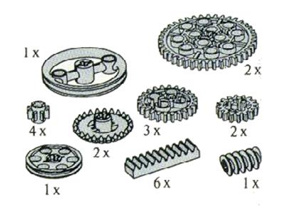 5266 LEGO Technic Gear Racks, Gear Wheels and Pulley Wheels thumbnail image