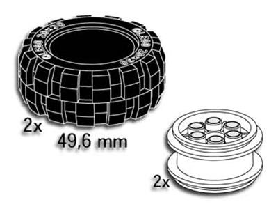 5281 LEGO Balloon Tyres 49.6 mm thumbnail image