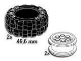 5281 LEGO Balloon Tyres 49.6 mm