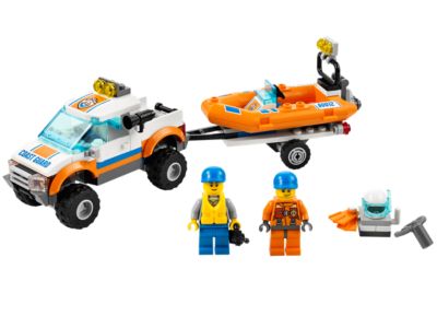 60012 LEGO City Coast Guard 4x4 & Diving Boat thumbnail image