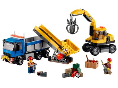 60075 LEGO City Construction Excavator and Truck thumbnail image