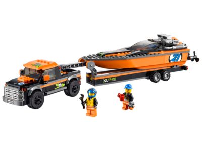 60085 LEGO City 4x4 with Powerboat thumbnail image
