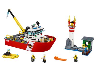 60109 LEGO City Fire Boat thumbnail image