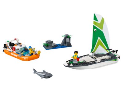 60168 LEGO City Coast Guard Sailboat Rescue thumbnail image