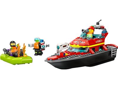 60373 LEGO City Fire Rescue Boat thumbnail image