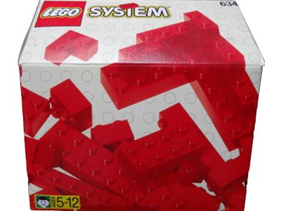 634 LEGO Extra Bricks in Red thumbnail image
