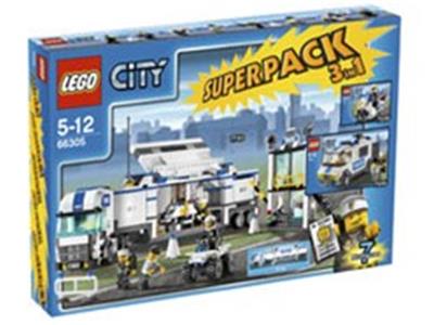 66305 LEGO City Police Super Pack 3-in-1 thumbnail image