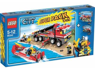 66342 LEGO City Super Pack 3 in 1 thumbnail image