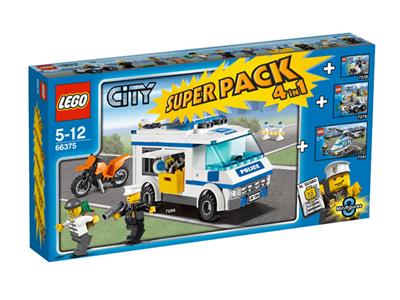 66375 LEGO City Super Pack 4 in 1 thumbnail image