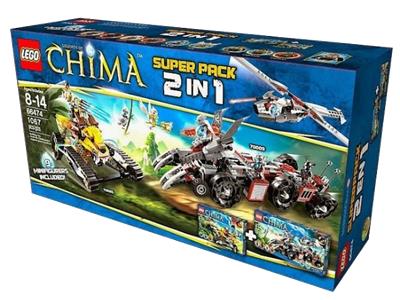 66474 Legends of Chima LEGO Chima Super Pack 2-in-1 thumbnail image
