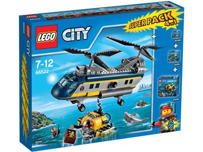 66522 LEGO City Deep Sea Explorers Super Pack 4-in-1 thumbnail image