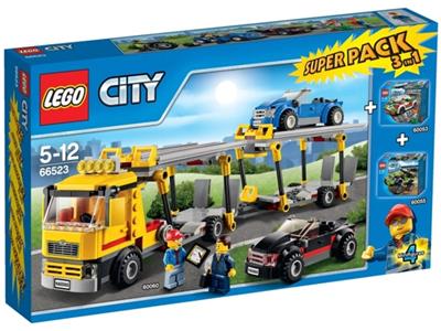 66523 LEGO City Super Pack 3-in-1 thumbnail image