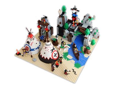 6763 LEGO Western Indians Rapid River Village thumbnail image