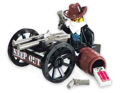 6791 LEGO Western Cowboys Bandit's Wheelgun thumbnail image