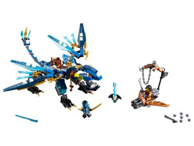 70602 LEGO Ninjago Skybound Jay's Elemental Dragon thumbnail image