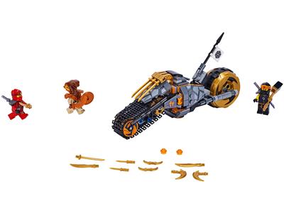 70672 LEGO Ninjago Secrets of the Forbidden Spinjitzu Cole's Dirt Bike thumbnail image