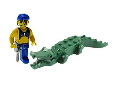 7080 LEGO 4 Juniors Pirates Scurvy Dog and Crocodile thumbnail image
