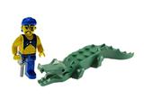 7080 LEGO 4 Juniors Pirates Scurvy Dog and Crocodile
