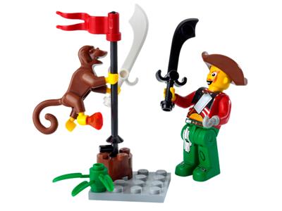 7081 LEGO 4 Juniors Pirates Harry Hardtack and Monkey thumbnail image