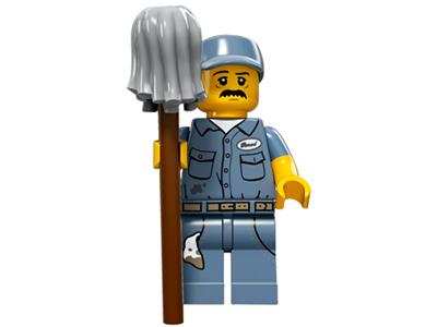 LEGO Minifigure Series 15 Janitor thumbnail image