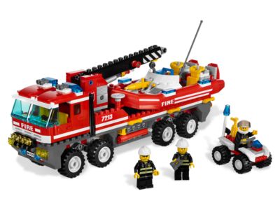 7213 LEGO City Off-Road Fire Truck & Fireboat thumbnail image