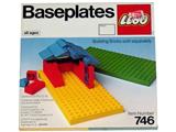 746 LEGO Baseplates, Green and Yellow