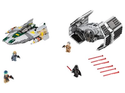 75150 LEGO Star Wars Rebels Vader's TIE Advanced vs. A-wing Fighter thumbnail image