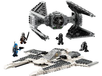 75348 LEGO Star Wars The Mandalorian Fang Fighter vs TIE Interceptor thumbnail image