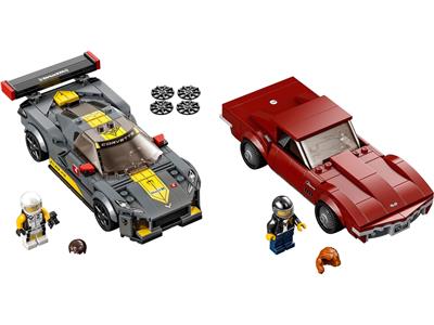 76903 LEGO Speed Champions Chevrolet Corvette C8.R Race Car and 1968 Chevrolet Corvette thumbnail image