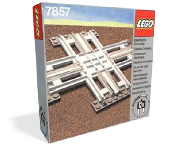 7857 LEGO Trains Crossing, Electric Rails Grey 12 V thumbnail image
