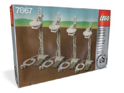 7867 LEGO Trains 4 Lighting Standards Electric 12 V thumbnail image