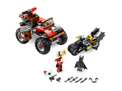 7886 LEGO Batman The Batcycle Harley Quinn's Hammer Truck thumbnail image