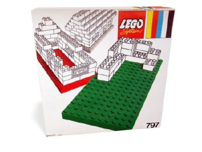 797 LEGO 2 Large Baseplates Grey/White thumbnail image
