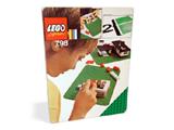 798 LEGO 2 Medium Baseplates Green