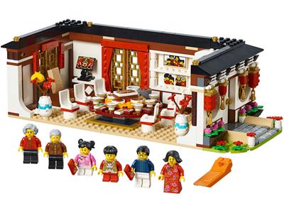 80101 LEGO Chinese Traditional Festivals Chinese New Year's Eve Dinner thumbnail image