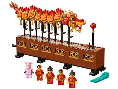 80102 LEGO Chinese Traditional Festivals Dragon Dance thumbnail image