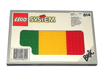 814 LEGO Baseplates, Green, Red and Yellow thumbnail image