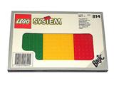 814 LEGO Baseplates, Green, Red and Yellow