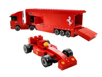 8153 LEGO Tiny Turbos Ferrari F1 Truck thumbnail image
