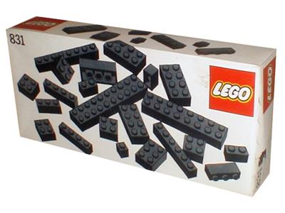 831 LEGO Black Bricks Parts Pack thumbnail image