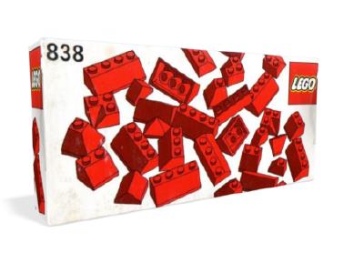838 LEGO Red Roof Bricks Parts Pack, 45° thumbnail image