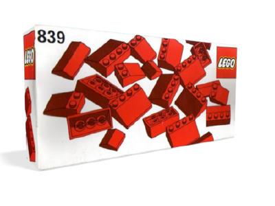 839 LEGO Red Roof Bricks Parts Pack, 33° thumbnail image