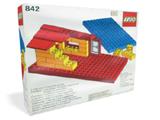 842 LEGO Baseplates, Red and Blue
