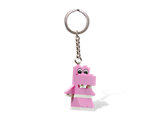 850416 LEGO Pink Hippo Key Chain