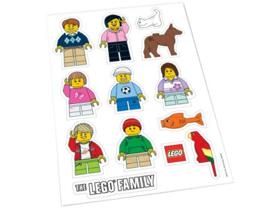 850794 LEGO Family Car Stickers thumbnail image
