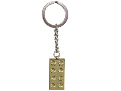 850808 LEGO Gold 2x4 Stud Key Chain thumbnail image