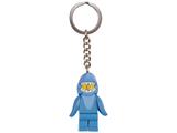 853666 LEGO Shark Suit Guy Key Chain