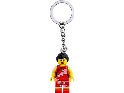 854068 LEGO China Flower Girl Keyring Key Chain thumbnail image